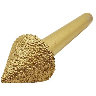 Bita de gravura de cabeça de diamante de pressão de vácuo de precisão para projetos de gravura de pedra
