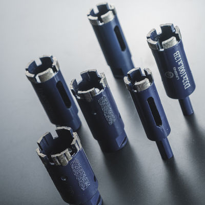 Ferramentas de perfuração de núcleo de diamante tipo segmentado de prensagem a quente para quartzo de granito de mármore 6-125 mm