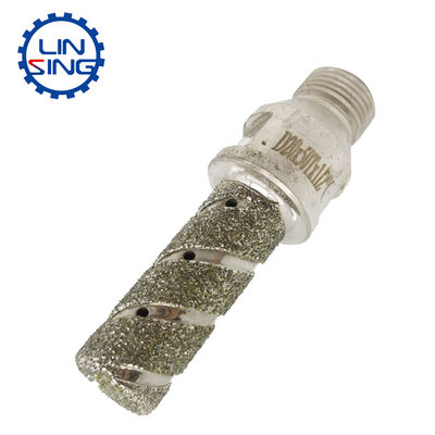 D60mm Vacuum Brazed Diamond Finger Milling Beveling Tile Drilling Bits para Granite Milling Cutter