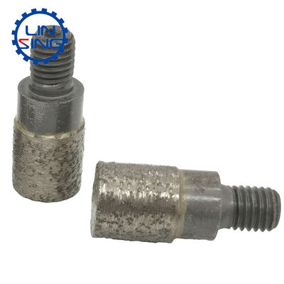 D60mm Vacuum Brazed Diamond Finger Milling Beveling Tile Drilling Bits para Granite Milling Cutter