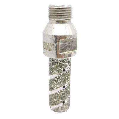 Perfuração de azulejos de porcelana sem esforço com metal e diamante electroplated Finger Bit