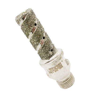 Perfuração de azulejos de porcelana sem esforço com metal e diamante electroplated Finger Bit