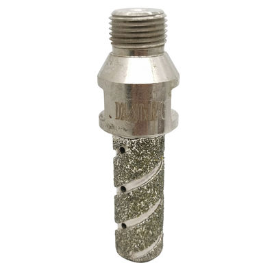 Perfuração de azulejos de porcelana sem esforço com metal e diamante electroplated Finger Bit