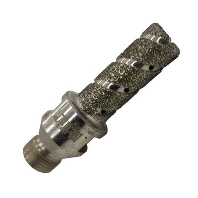 Perfuração de azulejos de porcelana sem esforço com metal e diamante electroplated Finger Bit