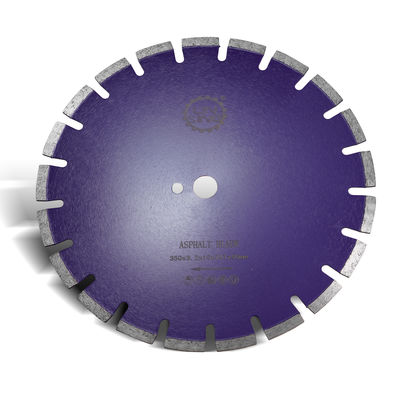 10 mm Largura da lâmina D350 mm Lâmina de serra circular de diamante para corte suave e preciso de asfalto