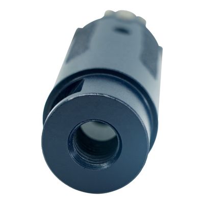 Perforação seca de pedra de granito vermelho de 35 mm com adaptador M14 e pó de ferro