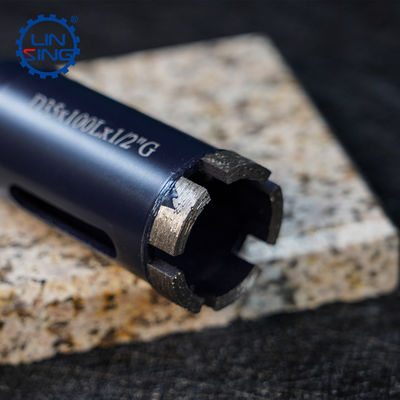 Suporte personalizado D32 Vacuum Brazed Diamond Core Drill Bit para desempenho durável