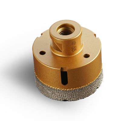 Suporte OEM Personalizado M14 Vacuum Drazed Diamond Core Drill Bit para corte de concreto
