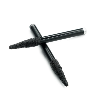 Diamante em Brazagem a Vácuo 6 mm 8 mm Cortador de Moagem Gravação V Bits Flat Para Escultura de Mármore