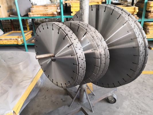 Diamante em pó liga de aço travertino cortando lâmina de diamante com 0,472in altura da borda