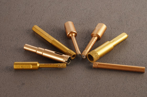 Bito de perfuração de núcleo de diamante para azulejos de pedra dura ferramentas de perfuração de rocha de granito de mármore seco