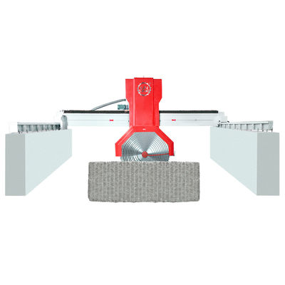 Linsing Quatro Post Guia Multi Blade Bridge Saw Machine para corte de blocos de granito