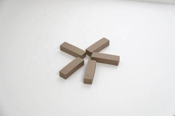 Segmentos de corte de mármore com pó de cobre