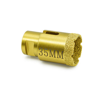 Bits de perfuração de núcleo de diamante seco e ferramentas de perfuração a vácuo para máquina de moagem de ângulo