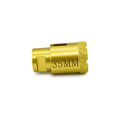 Bits de perfuração de núcleo de diamante seco e ferramentas de perfuração a vácuo para máquina de moagem de ângulo