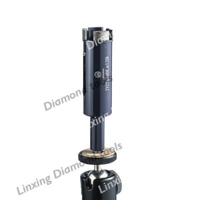 Ferramenta de perfuração de diamante de pedra de mármore de 30 mm de diâmetro com broca segmentada de 100 mm de comprimento