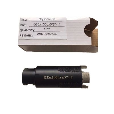Ferramenta de perfuração de diamante de pedra de mármore de 30 mm de diâmetro com broca segmentada de 100 mm de comprimento