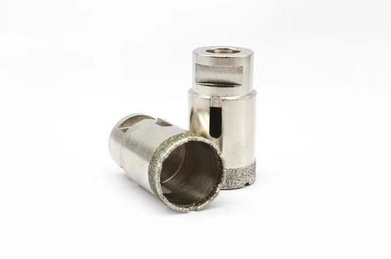 6 mm Vacuum Brazed Diamond Finger Bits para Perfuração de Mármore Taxa de alimentação 24-48 "por minuto