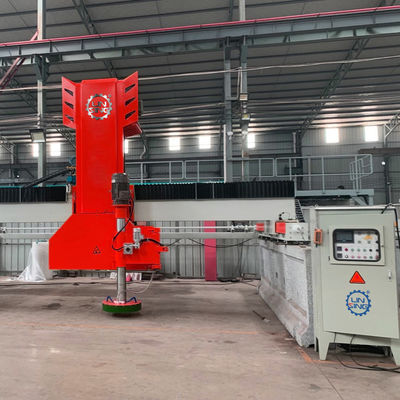 Cortador de blocos de pedra com serra de ponte horizontal e vertical e sistema de controlo PLC