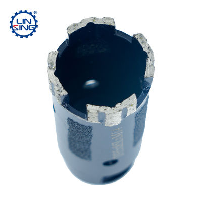 Suporte personalizado OEM Diamond Core Drill Bit para perfurar tijolos e pedras refratários