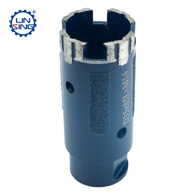 Suporte personalizado OEM Diamond Core Drill Bit para perfurar tijolos e pedras refratários