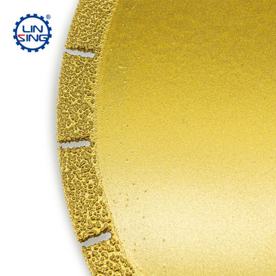 144 Dentes D180MM Vacuum Brazed Diamond Blade Edger em Serra Circular