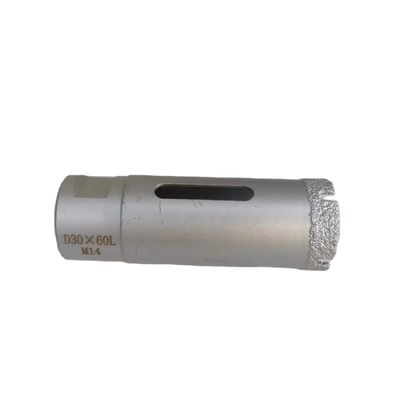 35 mm M14 Diamond Bit para perfuração a seco Porcelana Dekton segmentada em aço preto