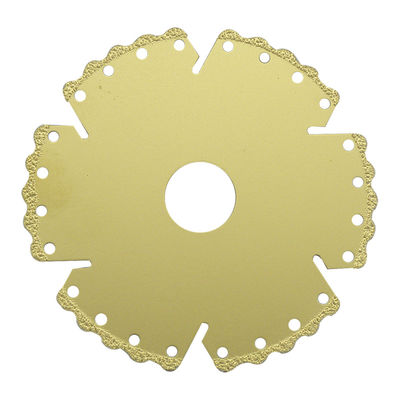 144 Dentes D180MM Vacuum Brazed Diamond Blade Edger em Serra Circular