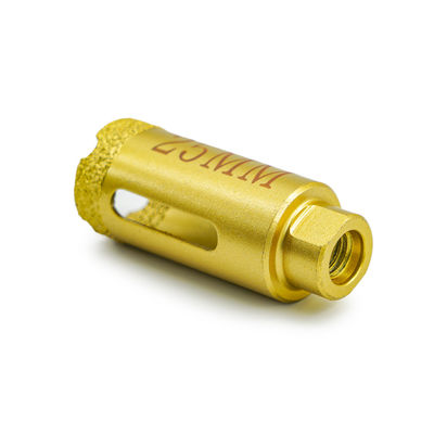 Forro de núcleo segmentado de diamante para perfuração de mármore e pedra dura 19-125 mm de diâmetro