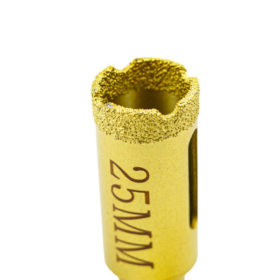 Forro de núcleo segmentado de diamante para perfuração de mármore e pedra dura 19-125 mm de diâmetro