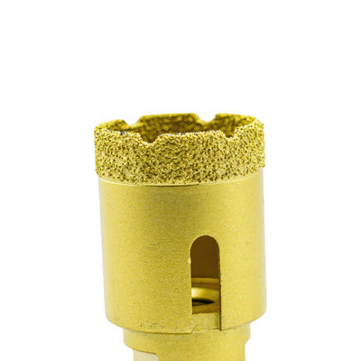 Forro de núcleo segmentado de diamante para perfuração de mármore e pedra dura 19-125 mm de diâmetro