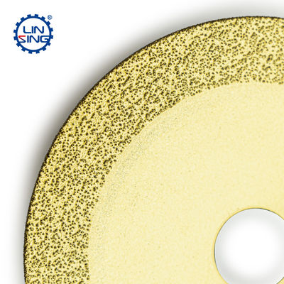 1.8mm espessura do núcleo de aço Disco de corte de diamante em vácuo para metal de alumínio de pedra