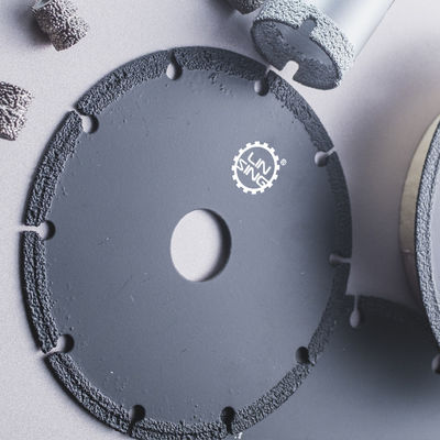 1.8mm espessura do núcleo de aço Disco de corte de diamante em vácuo para metal de alumínio de pedra