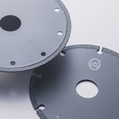 1.8mm espessura do núcleo de aço Disco de corte de diamante em vácuo para metal de alumínio de pedra