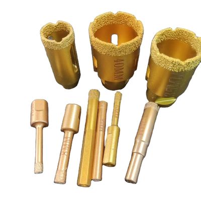 30 mm Diamante Core Borra Bit para pedra de granito secos de perfuração azul Dekton porcelana mármore