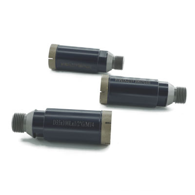 Forro de núcleo de diamante Bits Crown Segment Forro de diamante sinterizado M14 Para perfuração de pedra