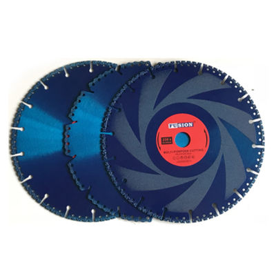 Vacuum Brazed Segmentado 4 polegadas 105 * 1.4 * 20mm Diamond Saw Blade para corte seco de granito metal