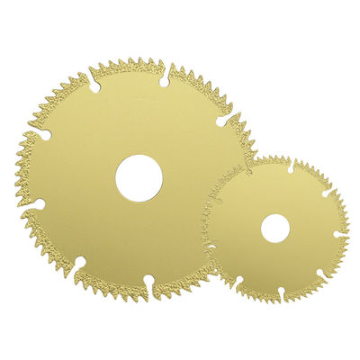 Vacuum Brazed Segmentado 4 polegadas 105 * 1.4 * 20mm Diamond Saw Blade para corte seco de granito metal