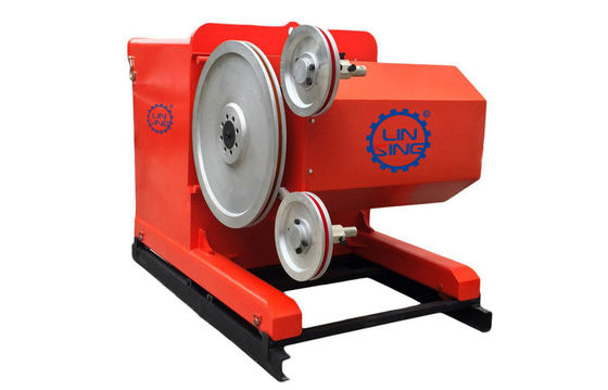 Máquina de corda de fio de diamante de tensão 380V para cortar pedra calcária de mármore a 45KW Economia