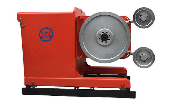 Máquina de corda de fio de diamante de tensão 380V para cortar pedra calcária de mármore a 45KW Economia