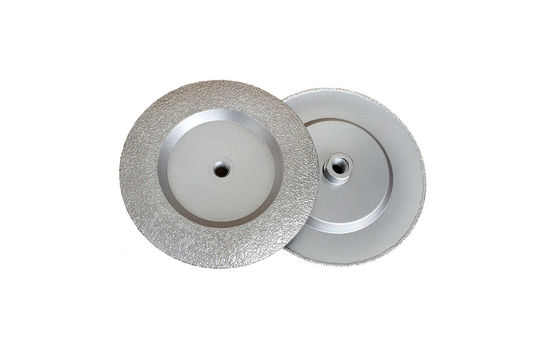 Roda de braçagem a vácuo de resina de diamante em pó metálico para corte de borda de laje de pedra de granito