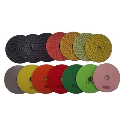 Pad de Polir Molhado de 125 mm para Polir Granito Mármore Pedra Chapa Pads de Resina Vantagem