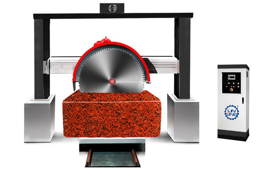 Economia Máquina de corte de grades de pedra para corte de granito vermelho, mármore e calcário