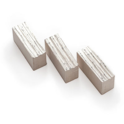 Forma de sanduíche de ventilador D300-3500 Segmentos de diamante para corte de mármore 24*8*13mm lâmina única
