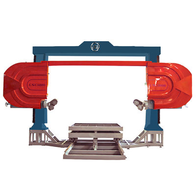 Sistema de controlo CNC para corte cilíndrico de placas curvas de mármore de pedra