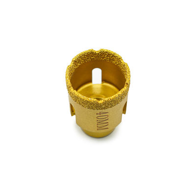 LINSING Vacuum Brazed CNC Diamond Core Drill Bits para Perfuração de Pedra 19-125mm Diâmetro