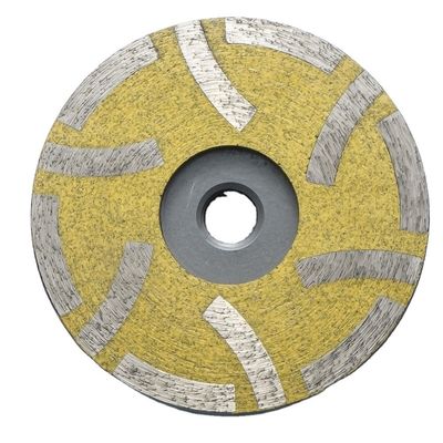 Aguçadinha Roda de linha única para boa resistência ao desgaste Roda de taça Turbo cheia de resina de granito