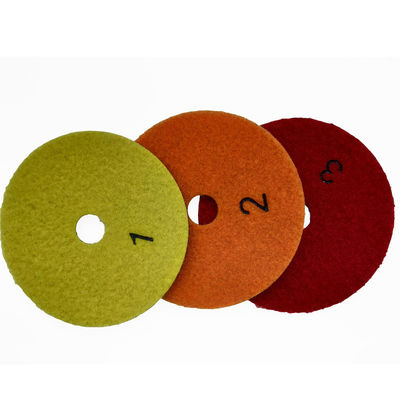 Pads de polimento flexíveis de diamantes de 3 passos para polir lâminas e azulejos