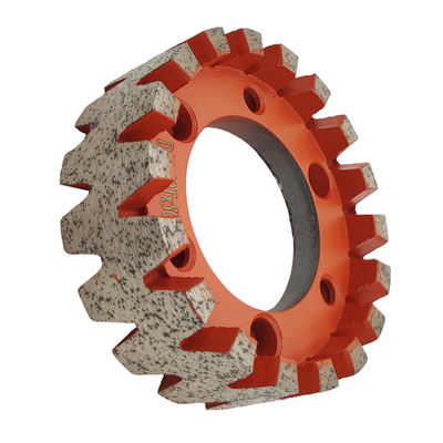 Roda de reboque CNC de longa duração para moagem de pedra