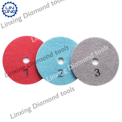 Pads de polimento de diamantes secos e molhados para acabamento perfeito